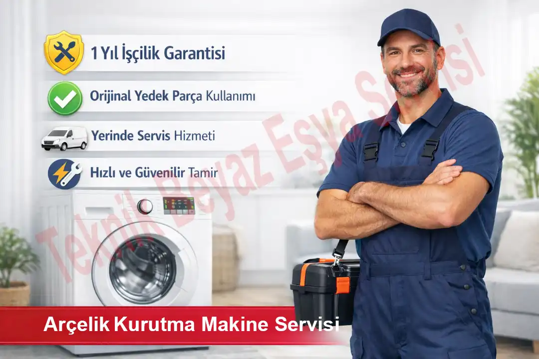 İstanbul Arçelik Kurutma Makine Servisi
