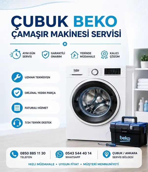 Çubuk Beko Çamaşır Makinesi Servisi