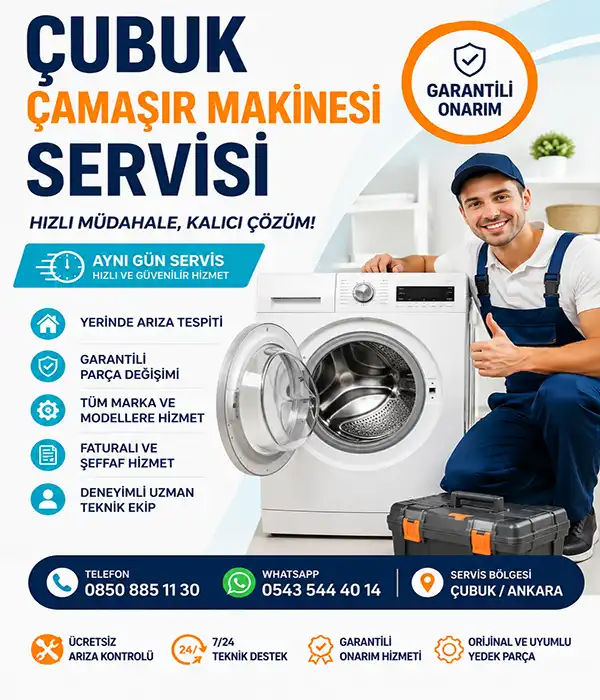 Çubuk Çamaşır Makinesi Servisi