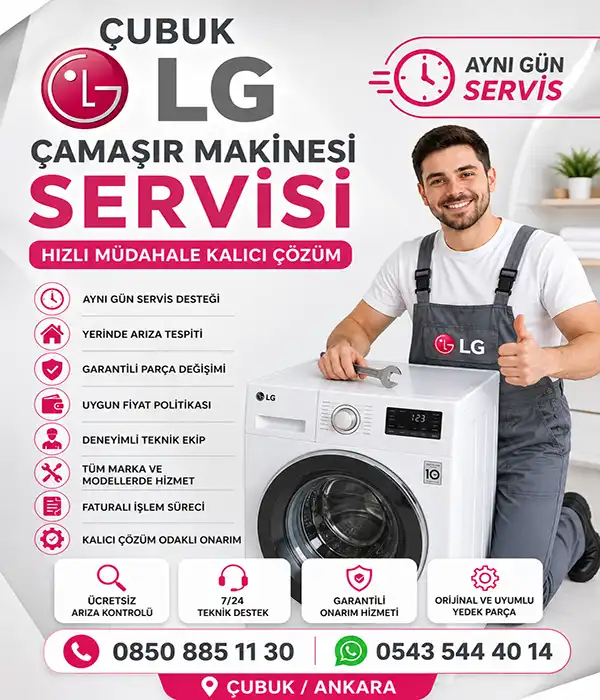 Çubuk LG Çamaşır Makinesi Servisi