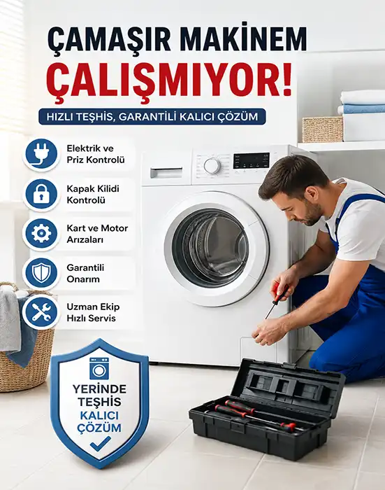 Çamaşır Makinesi Hiç Tepki Vermiyor